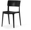 Tabilo Vivo Polypropylene Sidechair - Black