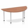 Dynamic Impulse Post Leg Semi-Circle Table - Walnut