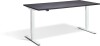 Lavoro Advance Height Adjustable Desk - 1200 x 800mm - Anthracite Sherman Oak