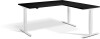 Lavoro Advance Corner Height Adjustable Desk - 1800 x 1600mm - Black