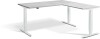 Lavoro Advance Corner Height Adjustable Desk - 1600 x 1600mm - Cascina Pine