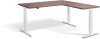 Lavoro Advance Corner Height Adjustable Desk - 1800 x 1600mm - Ferro Bronze