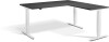 Lavoro Advance Corner Height Adjustable Desk - 1800 x 1600mm - Graphite