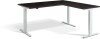 Lavoro Advance Corner Height Adjustable Desk - 1600 x 1600mm - Wenge