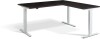 Lavoro Advance Corner Height Adjustable Desk - 1800 x 1600mm - Wenge