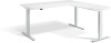 Lavoro Advance Corner Height Adjustable Desk - 1800 x 1600mm - White