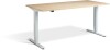 Lavoro Advance Height Adjustable Desk - 1800 x 800mm - Maple