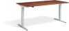 Lavoro Advance Height Adjustable Desk - 1600 x 800mm - Natural Dijon Walnut