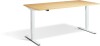 Lavoro Advance Height Adjustable Desk - 1200 x 700mm - Oak