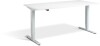 Lavoro Advance Height Adjustable Desk - 1400 x 800mm - White
