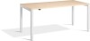 Lavoro Crown Height Adjustable Desk - 1800 x 800mm - Maple
