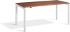 Lavoro Crown Height Adjustable Desk - 1800 x 800mm - Natural Dijon Walnut