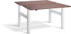 Lavoro Duo Height Adjustable Desk - 1200 x 800mm - Ferro Bronze
