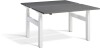 Lavoro Duo Height Adjustable Desk - 1600 x 800mm - Graphite