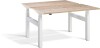 Lavoro Duo Height Adjustable Desk - 1800 x 800mm - Timber