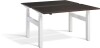 Lavoro Duo Height Adjustable Desk - 1600 x 800mm - Wenge
