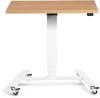 Lavoro Flex 4-wheel Mobile Desk 900 x 600mm - Oak