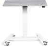 Lavoro Flex 4-wheel Mobile Desk 900 x 600mm - Concrete