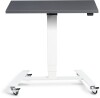 Lavoro Flex 4 Wheel Mobile Desk - 800 x 600mm - Graphite