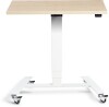 Lavoro Flex 4 Wheel Mobile Desk - 800 x 600mm - Beech