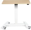 Lavoro Flex 4 Wheel Mobile Desk - 800 x 600mm - Maple