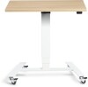 Lavoro Flex 4-wheel Mobile Desk 900 x 600mm - Maple