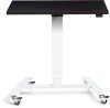 Lavoro Flex 4 Wheel Mobile Desk - 800 x 600mm - Wenge