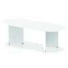 Dynamic Impulse Arrowhead Leg Boardroom Table 1800 x 1000mm - White