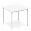 Dynamic Impulse Box Leg Straight Table 800 x 800mm - White