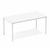 Dynamic Impulse Box Leg Straight Table 1200 x 800mm - White