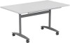 TC One Tilting Rectangular Table - 1600 x 700mm - White