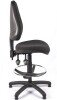 Chilli High Back Draughtsman Operator Chair - Charcoal