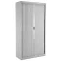 TC Talos Metal Tambour Cupboard with 4 Shelves - 1950mm High