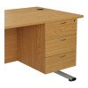 TC Fixed Pedestal 3 Drawers - Nova Oak