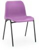 Hille Affinity Stacking Chair - Seat Height 260mm - Purple