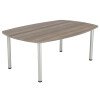 TC One Fraction Plus Boardroom Table - 1800 x 1200mm - Grey Oak