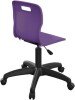 Titan Swivel Senior Chair with Black Base - (11+ Years) 460-560mm Seat Height - Purple