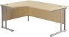 TC Twin Leg Corner Desk 1800 x 1200mm - Maple (8-10 Week lead time)