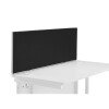 TC Fabric Straight Screen - 1400 x 380mm - Black