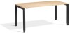 Lavoro Crown Height Adjustable Desk - 1400 x 800mm - Maple