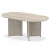Dynamic Impulse Arrowhead Leg Boardroom Table 1800 x 1000mm - Grey Oak