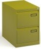Bisley Public Sector Contract 2 Drawer Steel Filing Cabinet - Colour - Green