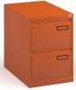 Bisley Public Sector Contract 2 Drawer Steel Filing Cabinet - Colour - Orange