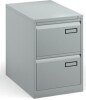Bisley Public Sector Contract 2 Drawer Steel Filing Cabinet 711mm - Silver
