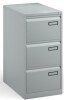 Bisley Public Sector Contract 3 Drawer Steel Filing Cabinet 1016mm - Silver