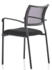 Dynamic Brunswick Visitor Chair Black Frame with Arms