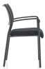 Dynamic Brunswick Visitor Chair Black Frame with Arms