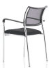 Dynamic Brunswick Chair Chrome Frame with Arms