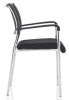 Dynamic Brunswick Chair Chrome Frame with Arms