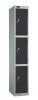 Probe Three Door Single Steel Locker - 1780 x 460 x 460mm - Black (RAL 9004)